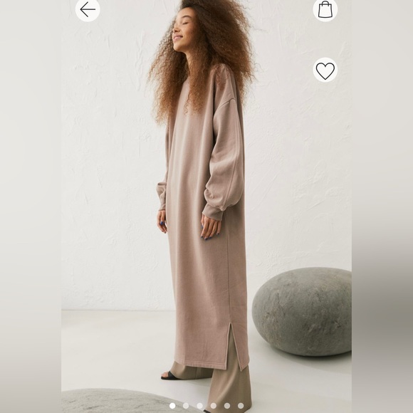 H&M Mocha Crewneck dress size S - Picture 4 of 5